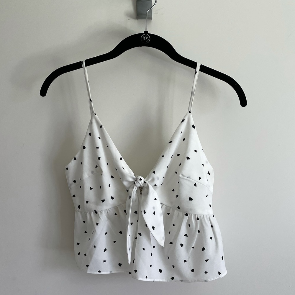 Revolve Superdown Alene Tie Front Top